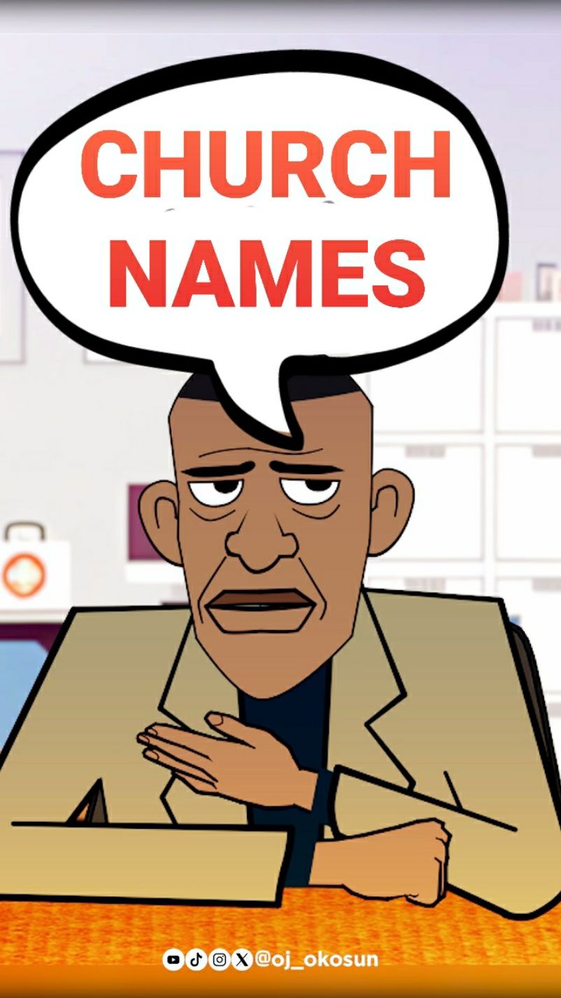 Church names have finished. comedy by Basketmouth. #fyp #foryoupage #church #cac #basketmouth #animation #funnyvideos #naijatiktok #churchofgod #christianity 