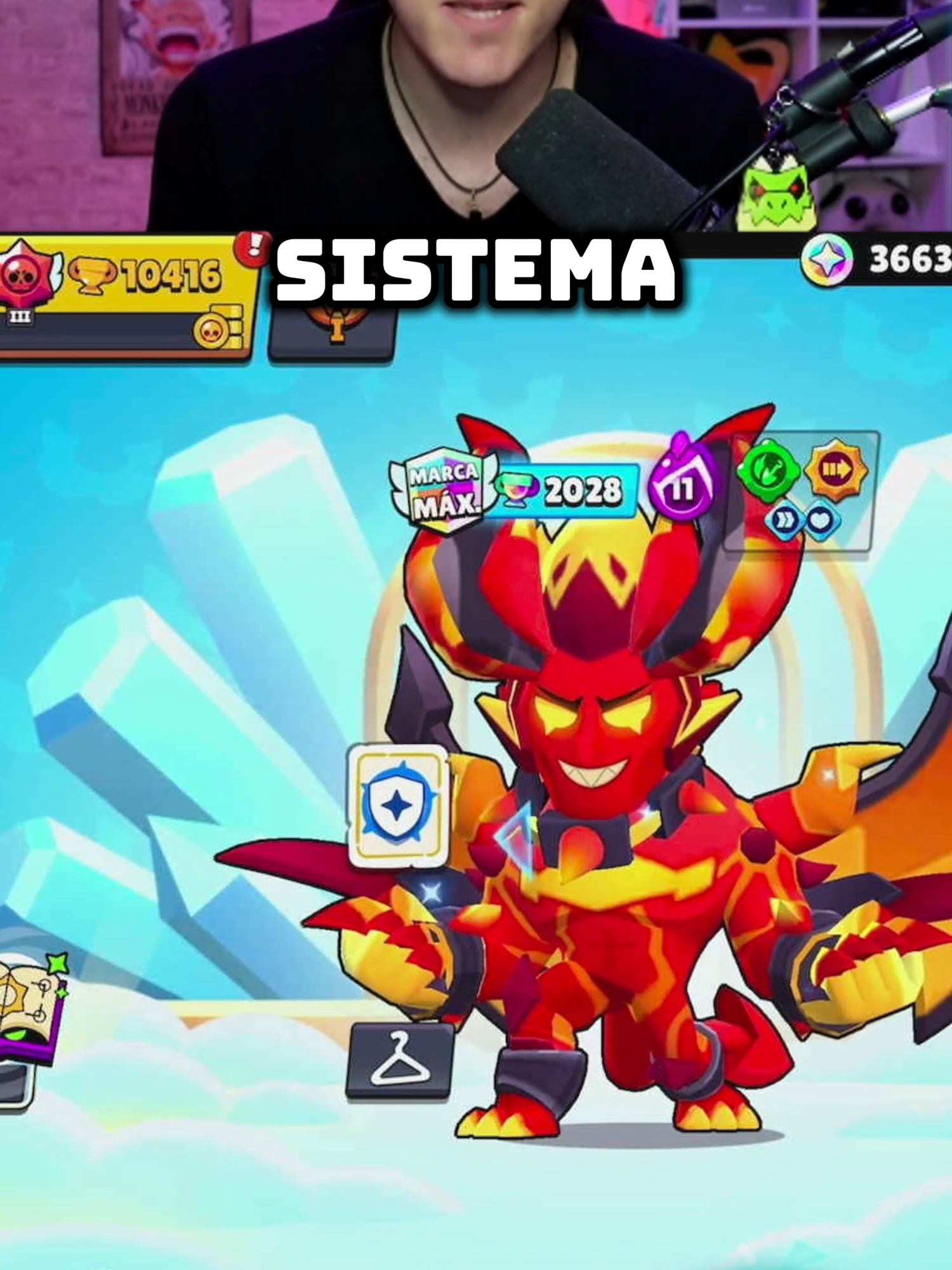 Cuantas Copas se Pierde con el NUEVO SISTEMA de BRAWK STARS #gladiador17 #BrawlStars #Supercell #GamingEnTikTok #QueJugar #BS #BrawlStarsTikTok