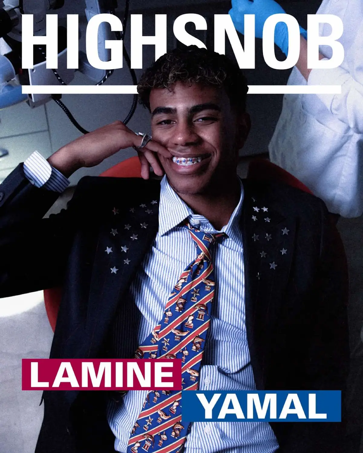 Our newest Frontpage cover star @Lamine Yamal is giving the sports world a lot to talk about, and it’s not just for his incredible play on the pitch.  The braced-faced footballer recently wore a custom grill made by @TWOJEYS during this past Saturday’s El Clásico. Hit the link in bio for the full story with Lamine Yamal. #lamineyamal 