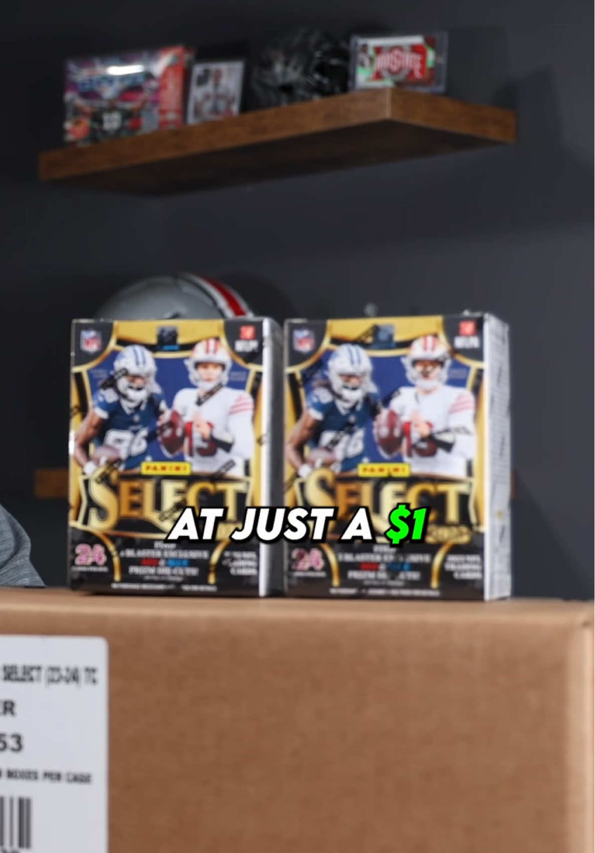Make sure to tune in tonight at 8:30 pm EST and grab these packs at just $1 👀 #cardcollector2 #sportscards #cardshop #select 