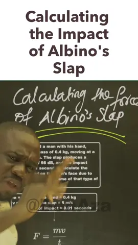 The Physics of a Slap: Calculating Impact Force!  - 200 Million compensation!