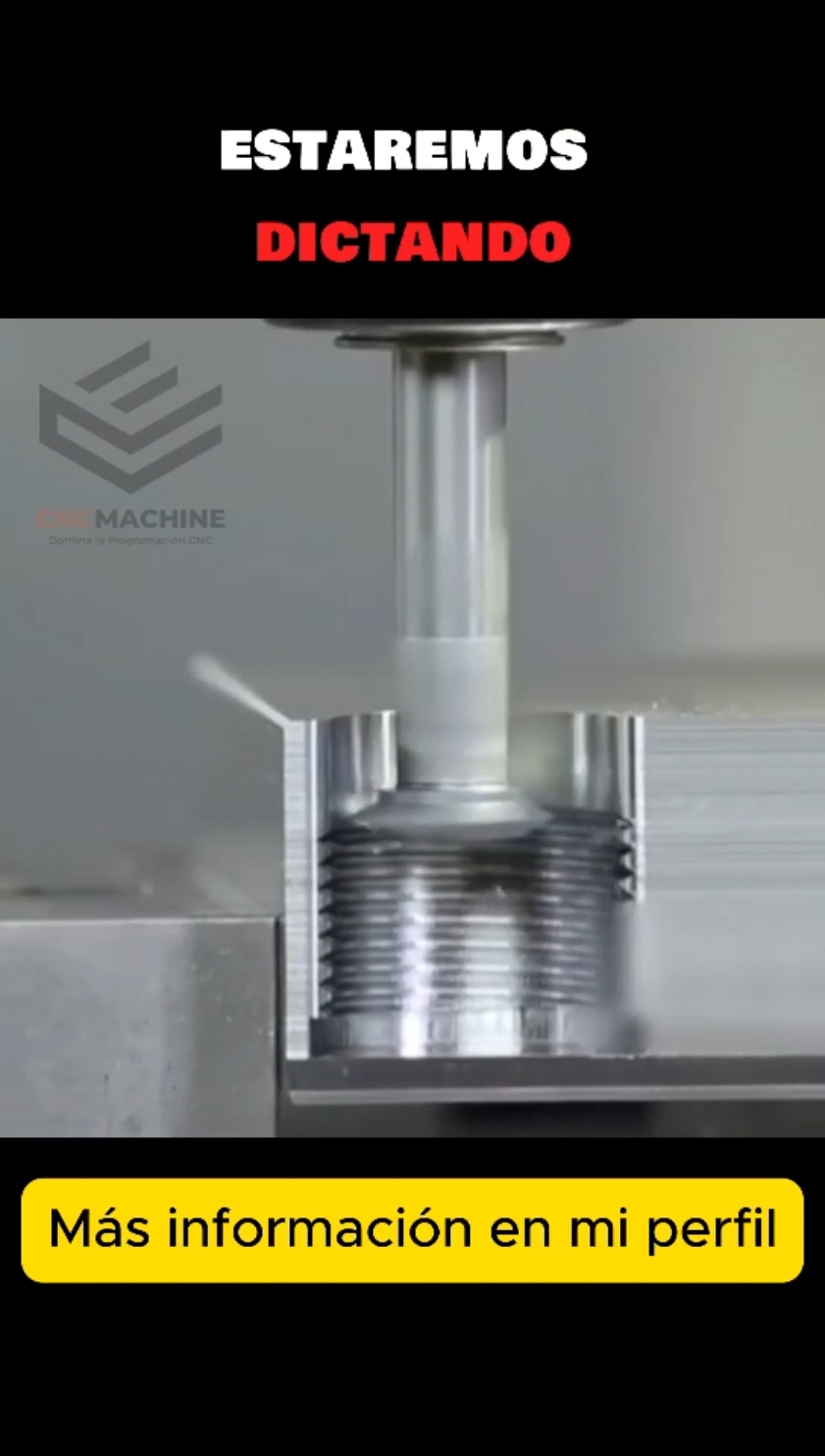 ÚNETE a nuestro taller de programación CNC⚙️, dándole CLIC al link que está en mi perfil.✅ ¡CUPOS LIMITADOS! 😱 #cnc #cncmachine #tornocnc #eeuu🇺🇸 #fanuc #siemens #colombia🇨🇴 #ecuador🇪🇨 #mexico #peru #chile #fresadora #torno #mecanica #cncmilling #cncmachining 