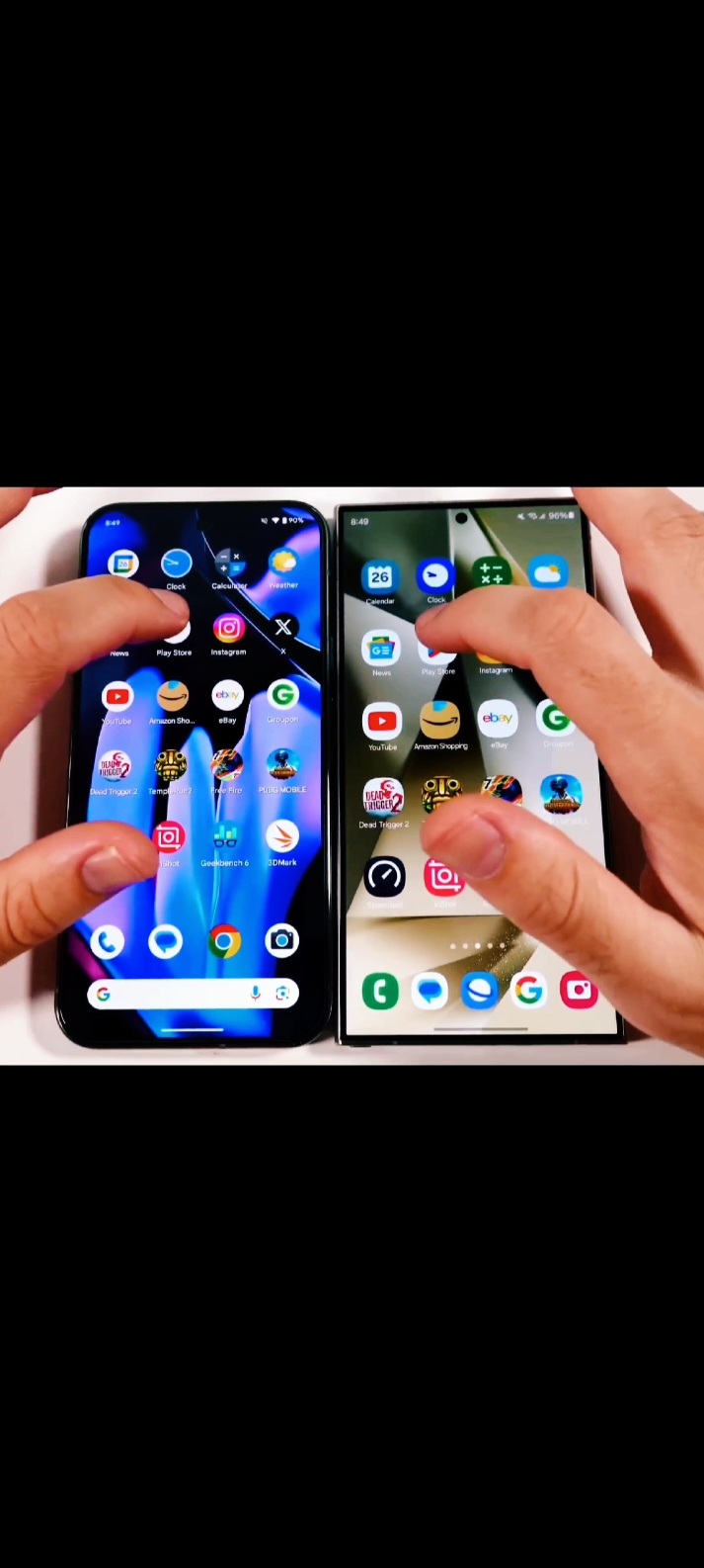 Google Pixel 9 Pro XL vs S24 Ultra #samsung #s24ultra #googlepixel #android #fyp #celular 