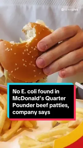 McDonald’s announced Sunday that Quarter Pounders will again be on its menu at hundreds of its restaurants after testing ruled out beef patties as the source of the outbreak of E. coli poisoning tied to the popular burgers that killed one person and sickened at least 75 others across 13 states. The U.S. Food and Drug Administration continues to believe that slivered onions from a single supplier are the likely source of contamination, McDonald's said in a statement. It said it will resume selling the Quarter Pounder at affected restaurants —- without slivered onions — in the coming week. #mcdonalds #news 