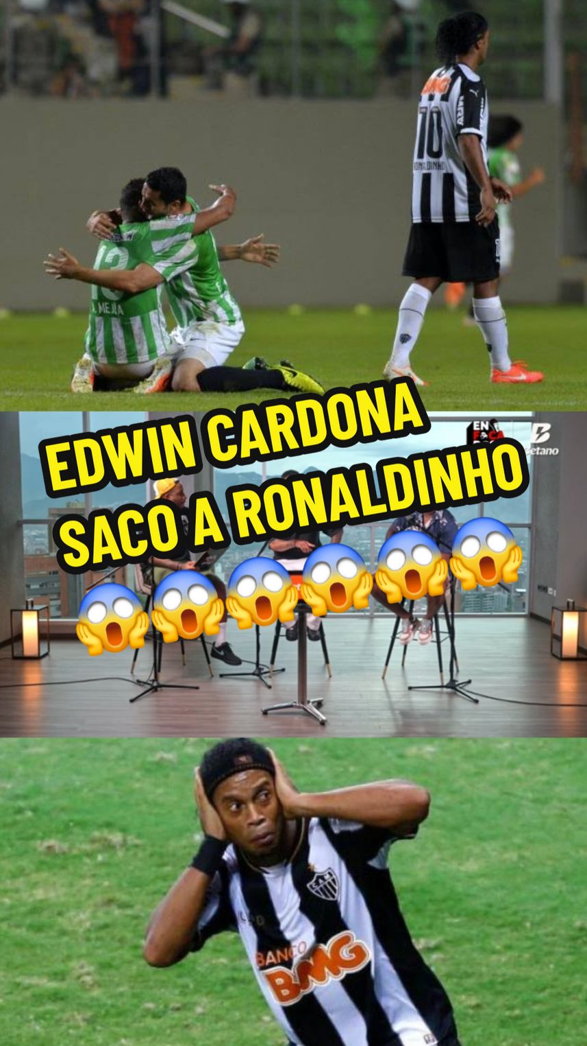 CARDONA ELIMINO AL CAMPEON MINEIRO CON RONALDINHO Y TODO! 😎 #enfocados #farfán #futbol⚽️ #anecdotas #show #perú #edwincardona #ronaldinho #mineiro #copalibertadores 