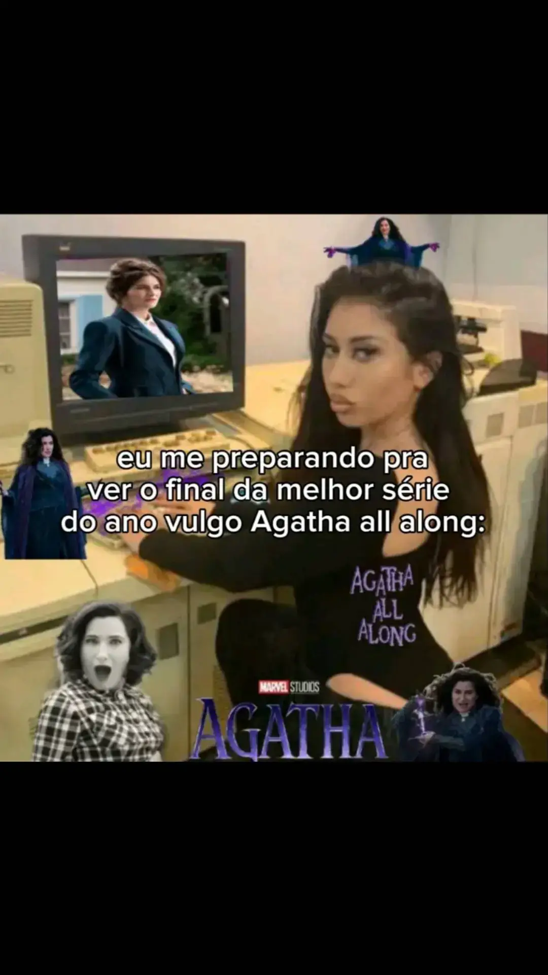 vai ser icônico #foryou #fyp #fy #fyp #wandamaximoff #wandavision #scarletwitch #marvelmemes #marvelmemesbr #agathaharkness #agathaallalong 