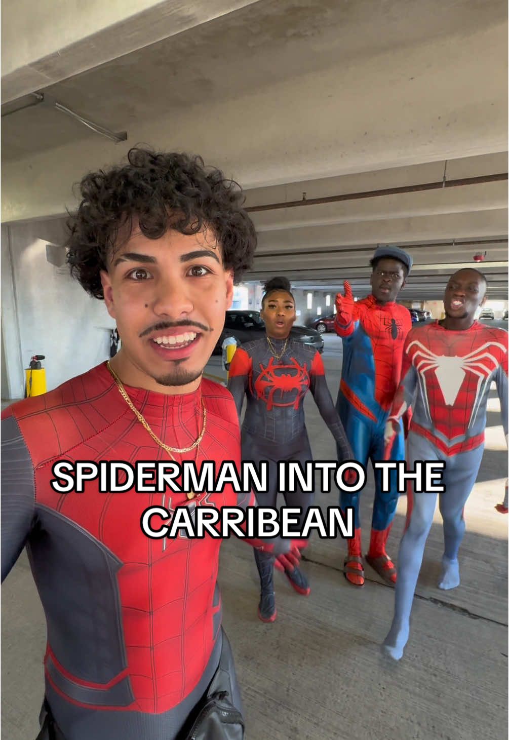 Spiderman into the CARRIBEAN  . . #collab #fyp #foryoupage #explorepage #trending #spiderman @Kervo.dolo @Saralee🤎 @Terry Reloaded 