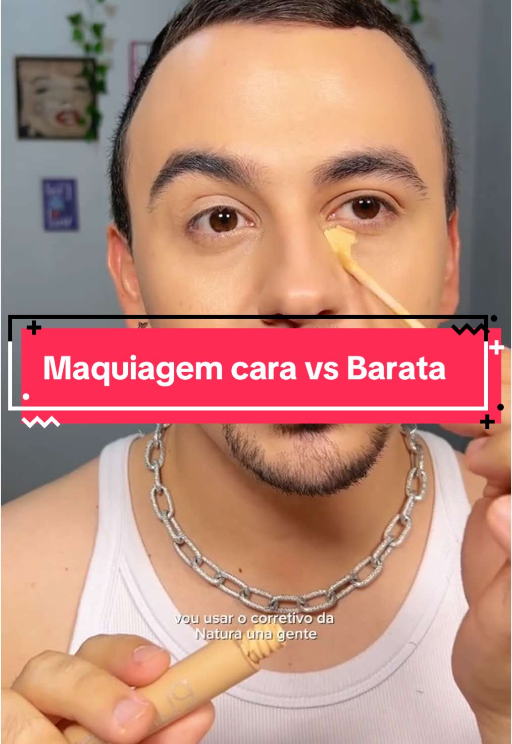 Lado caro vs lado barato ✨💰 #maquiagem #caro #barato #cosmeticos #fy 