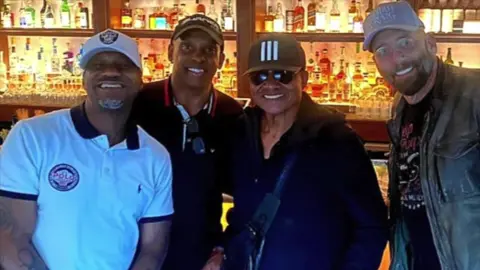 Jackie Jackson Music Royalty in the house yesterday, (to my right) Sigmund Esco 