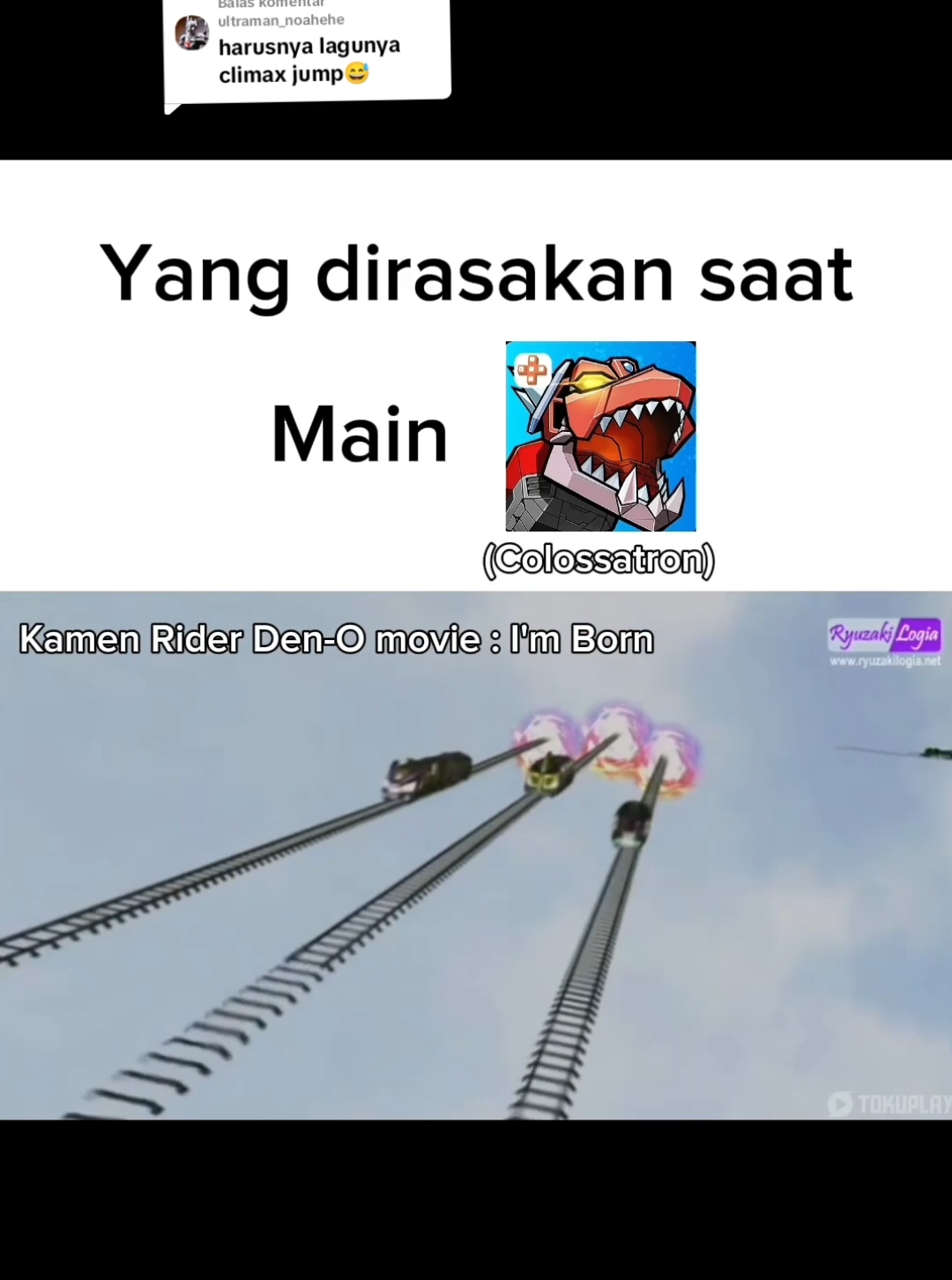 Membalas @ultraman_noaheheudah tuh #kamenrider #kamenriderdeno #denliner #colossatron #kamenridermeme #gameandroid #tokusatsu #tokufans #memetokusatsu #tokumeme #meme #fyp #fypシ