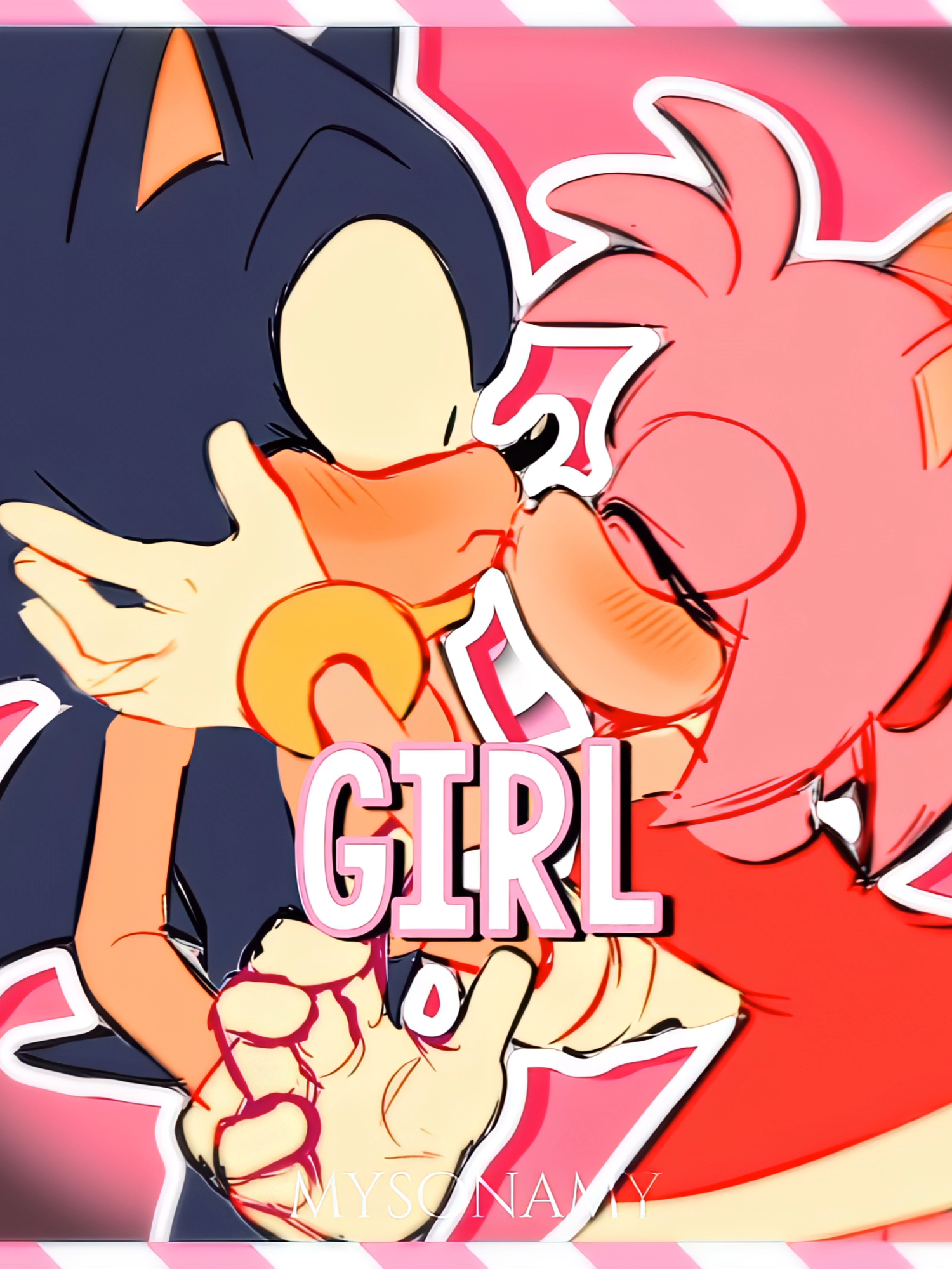 She is Crazy, but is mine <3 #sonamy #soanmyprime #sonamyboom #sonic #sonicthehedgehog #amyrose #shortsory