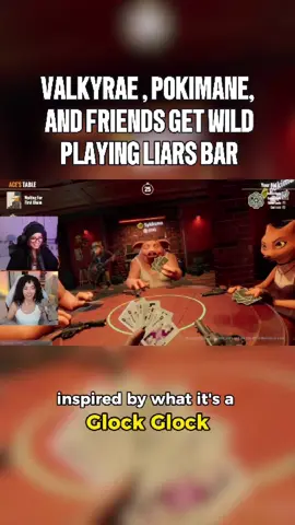 Valkyrae, Pokimane, and friends get wild playing Liars Bar #stream #gaming #Valorant #valkyrae #rae #poki #pokimane #liarsbar
