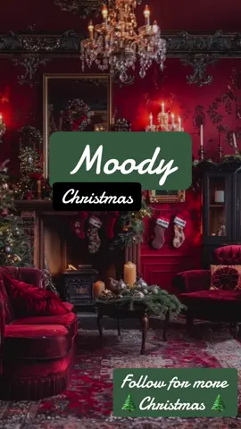 Moody Christmas 🖤 decor and moody christmas vibes.  Do you like this better than traditional red and greens?  #moodychristmas #moodyaesthetic #moodydecor #christmas #holiday #christmascountdown #christmastiktok 