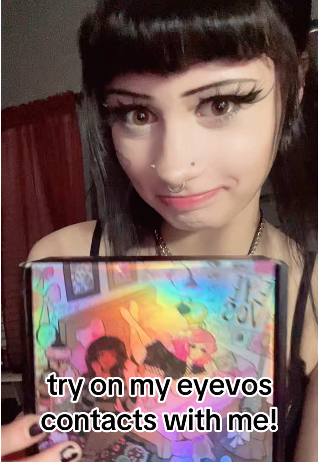 cant wait to do cool makeup with these! use code “clown” for 20% off @EYEVOS OFFICIAL #eyevosambassador #eyevos #eyevoscontacts #makeup #clown #fyp #eyevosofficial @Ursunny 