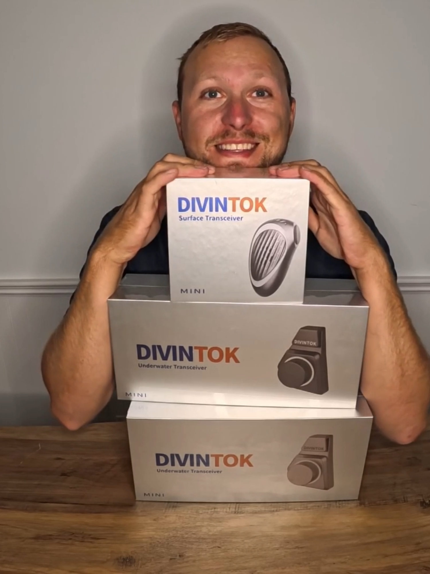 @divintok unboxing and first use! I was sent this system to try out and its pretty cool! the ability to speak underwater without a full face mask is wild!  #scubadiving #underwater #tech #technology