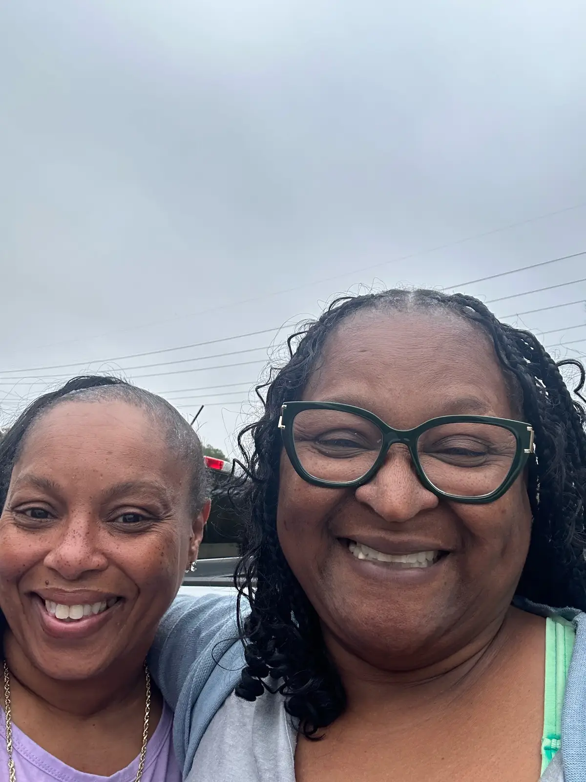 Aunt D with new friend mrs YaYa at churches chicken#churcheschicken#friends#goodpeople#laughing#bekind#lovepeople#fyppppppppppppppppppppppp 