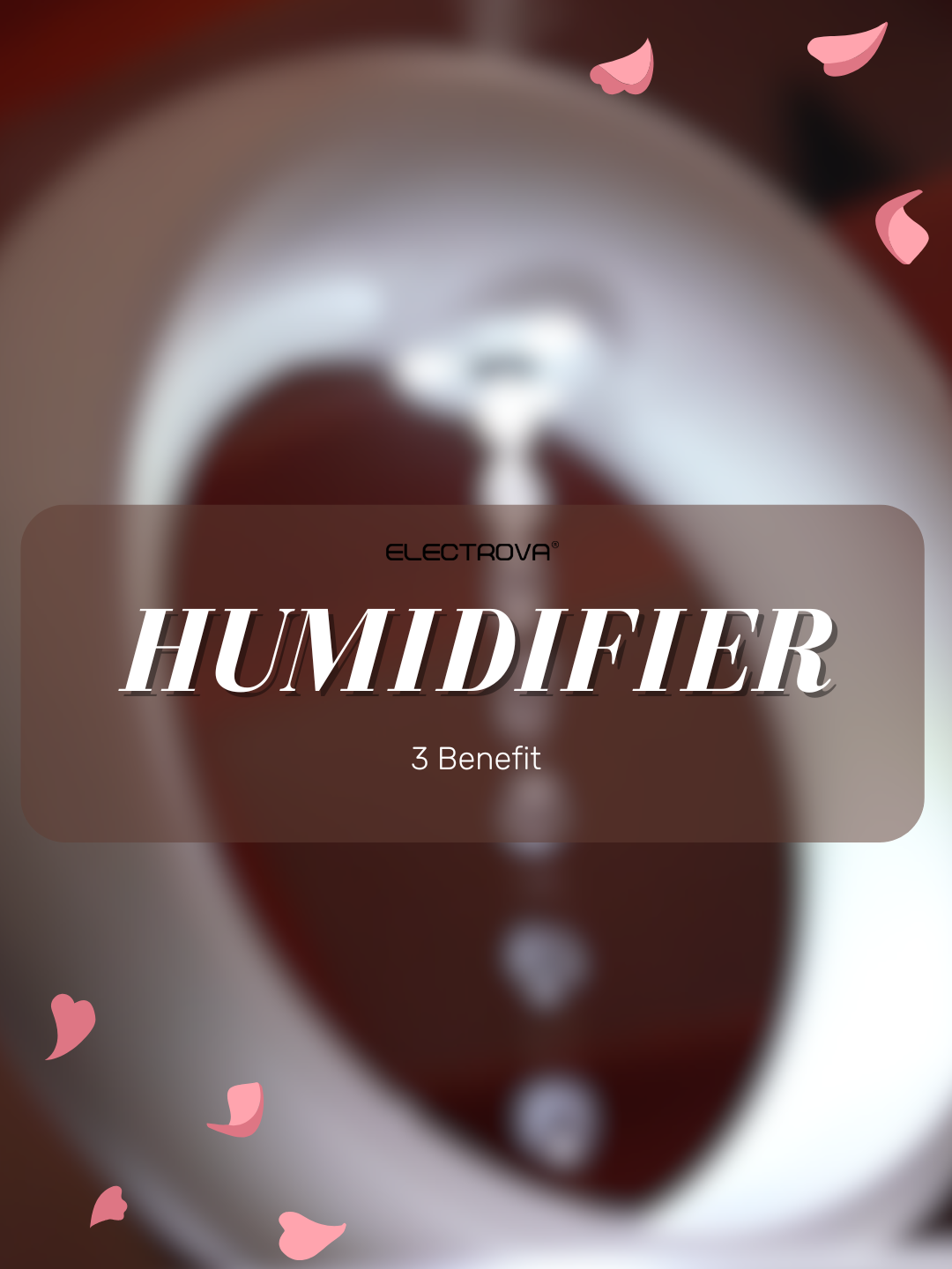 3 banefit using Electrova Humidifier, Stress Reduction,The gentle sound of a humidifier can have a calming effect. Comfortable Environment,Maintaining optimal humidity levels can create a more comfortable atmosphere. Ease to breathing, roper humidity can ease breathing. #Electrova #Electrovamalaysia #Malaysia #humidifier