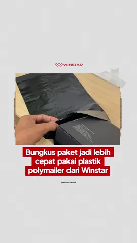 Pokoknya jadi lebih peraktis deh, kalau pakai plasti polymailer Winstar ☺️ #fyp #winstarthermal #rekomendasi #plastikpolymailer #polymailer #jualanonline #onlineseller 