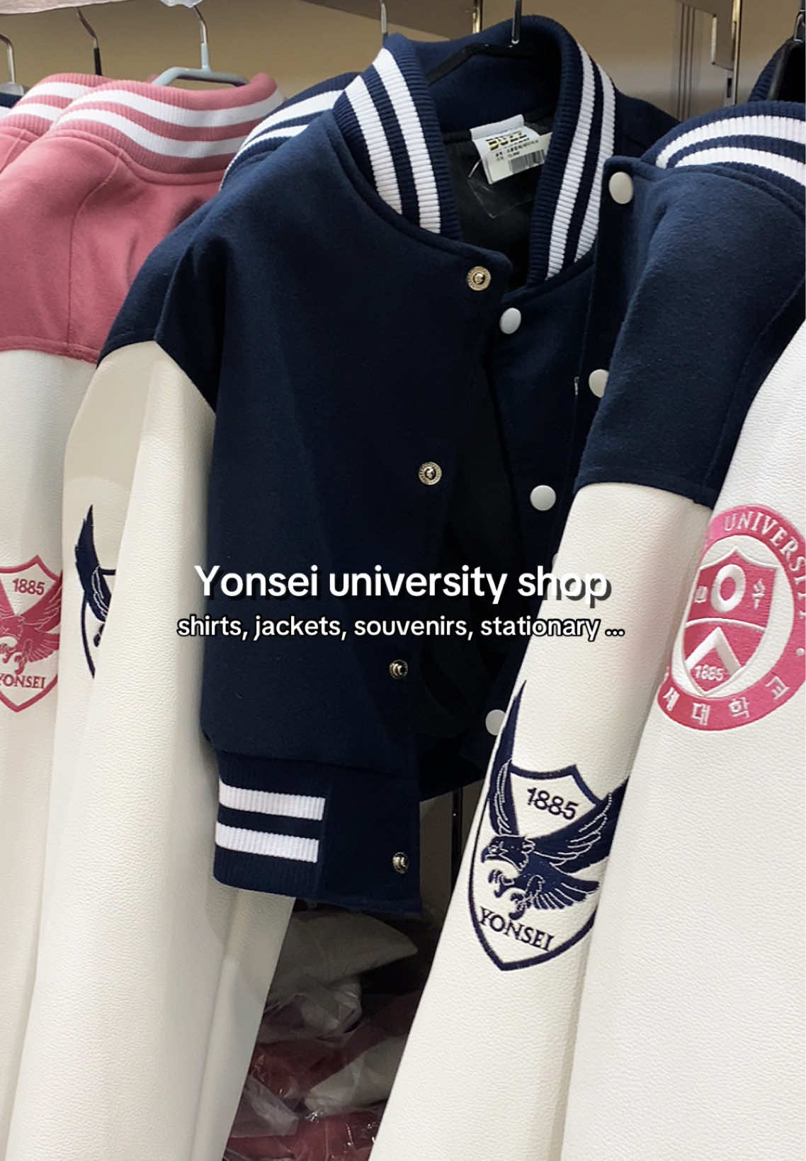 Yonsei university shop and merchandise 🫶🏻🇰🇷  the store is  full of beautiful pieces! They sell the famous college jackets in multiple colors and lots of other pretty products too 🫶🏻🙌🏻✨ #seoul #yonsei #yonseiuniversity #seoulkorea #seoultrip #seouluniversity #seoulvlog #seoulshopping #koreatravel #southkorea #korea #traveltok #travel  #2024 #fvp #fvpシ #foryoupagе #한국 #🇰🇷