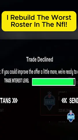 I Rebuild The Worst Roster In The Nfl! #fyp#madden#build #nfl #amazing #foryouu