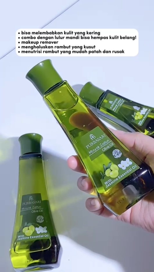 Cinta banget sama minyak Zaitun nya @purbasari_indonesia, bisa melembabkan dan bisa di mix sama bodycare jugaa!! #PalingBanyakManfaatnya #PurbasariMinyakZaitun #MinyakZaitun 