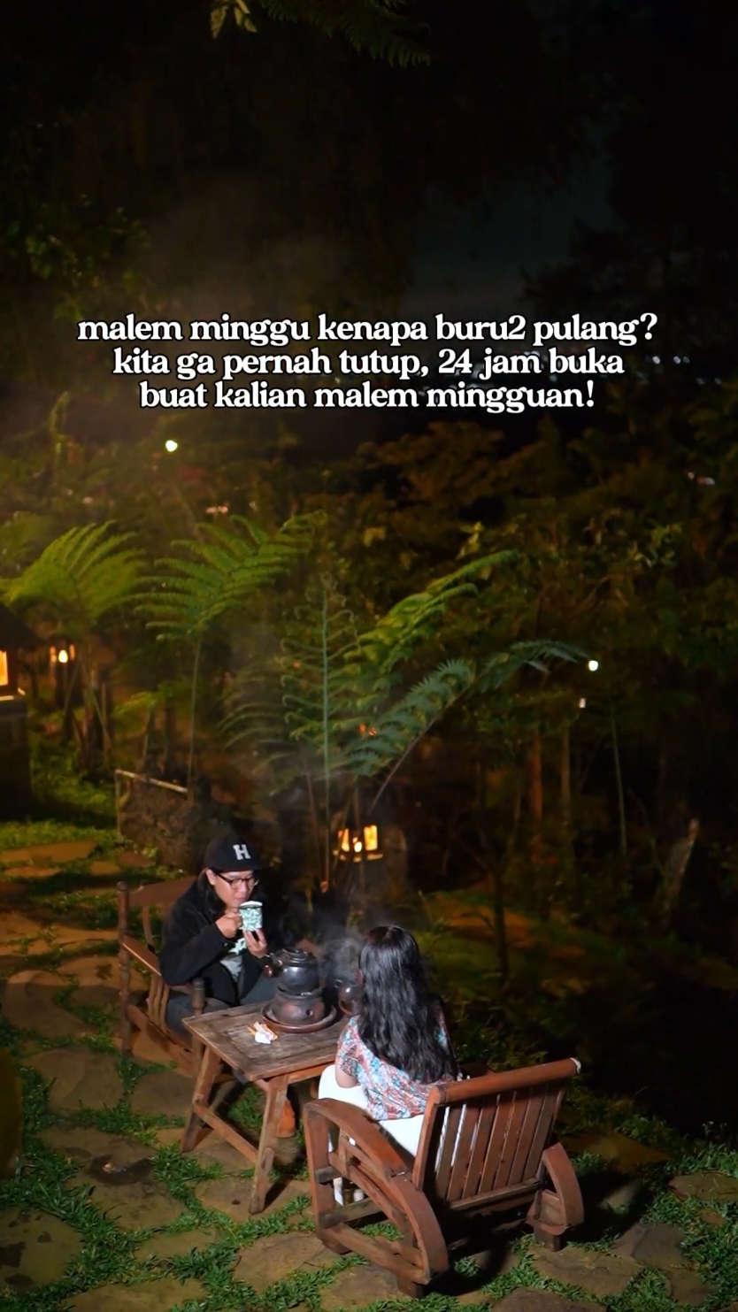 Malam mingguan nanti mau kemana nih? Cobain ngopi di kafe alam dengan suasana malam yang syahdu, nongkrong sambil menikmati alam hutan pinus memang udah moment yang paling pas buat malam mingguan bareng temen atau keluarga kalian, siapa yang malam minggu ini mau mampir juga ke Kafe Alam? ___ Kafe Alam Resto & Penginapan Signature Kopi Bakar, Gazebo Pohon, Surabi Durian Jalan Kp.Cipare,Rt03/12, Pancawati, Kec. Caringin, Kabupaten Bogor Kontak: WhatsApp 085714612579 Jam Operasional: SETIAP HARI BUKA 24 JAM __ #kafealam #kafebogor #kafealambogor #hiddengemsbogor #cafebogor #wisatabogor #restobogor #kulinerbogor #bogorfood #wisataalambogor #visitbogor #visitors 