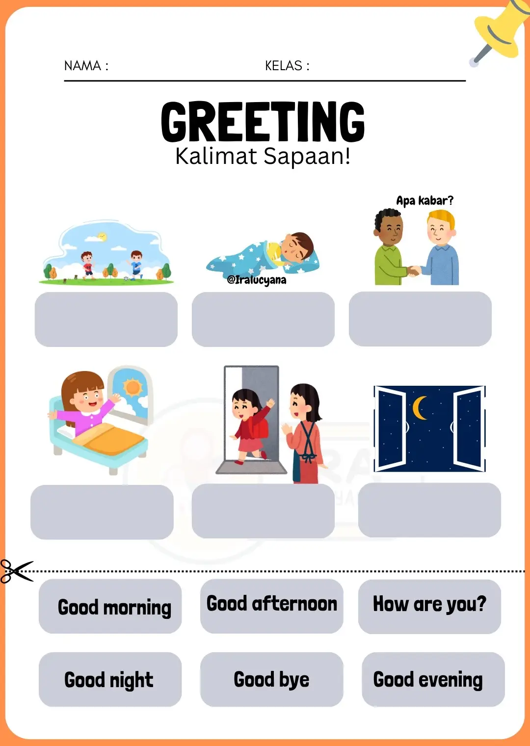 LKPD Bahasa Inggris : Greeting ( Kalimat sapaan ) #lkpd #bahasainggris #greeting #kalimatsapaan 