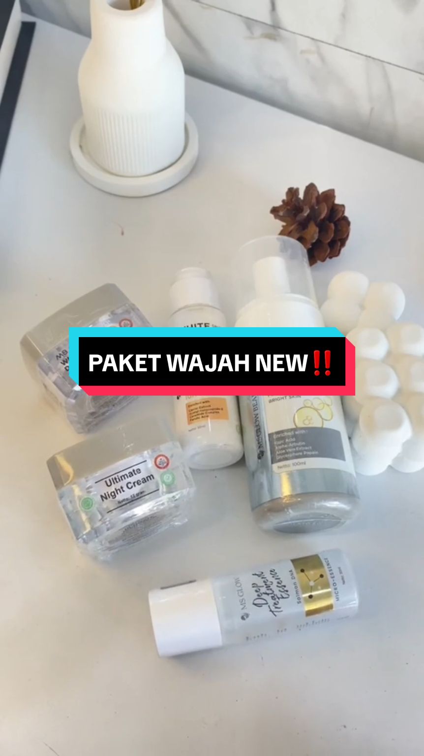 yuk beauties kita udah ready all variant utk new paket wajah‼️🛒 jangan lupa join live kita ✨️ #msglow #fyp #msglownew #msglow #msglowpekanbaru #paketwajahnew 