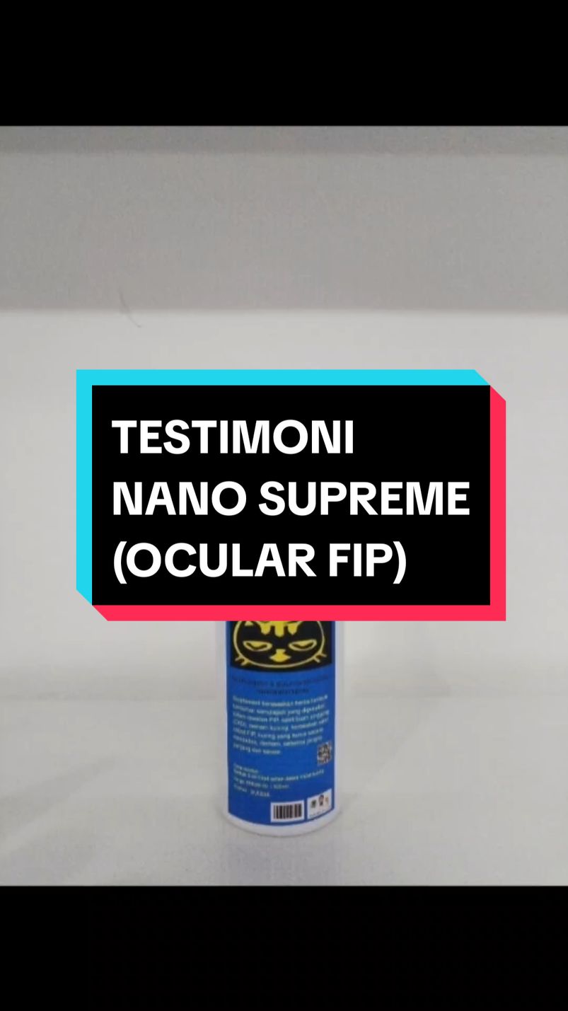 NANO SUPREME BOLEH DIGUNAKAN UNTUK KUCING YANG ADA OCULAR FIP. Apa itu Ocular FIP ??? Keradangan pada mata boleh menyebabkan kekeruhan, masalah penglihatan, atau bahkan buta. Ini adalah salah satu Dry Fip. Testimoni Pengguna :: Kucing ini kena OCULAR FIP. Dia ada fluid jugak dlm masa yg sama. 