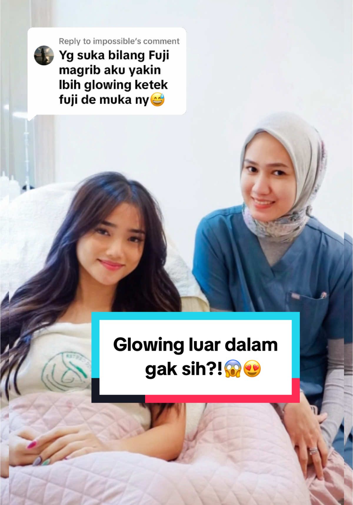 Replying to @impossible Baru 2x treatment aja udah muluss, dan gak bikin ingrown hair lagi😍😍 #FujiTreatment #AlyaEsthetic @NADIYA 