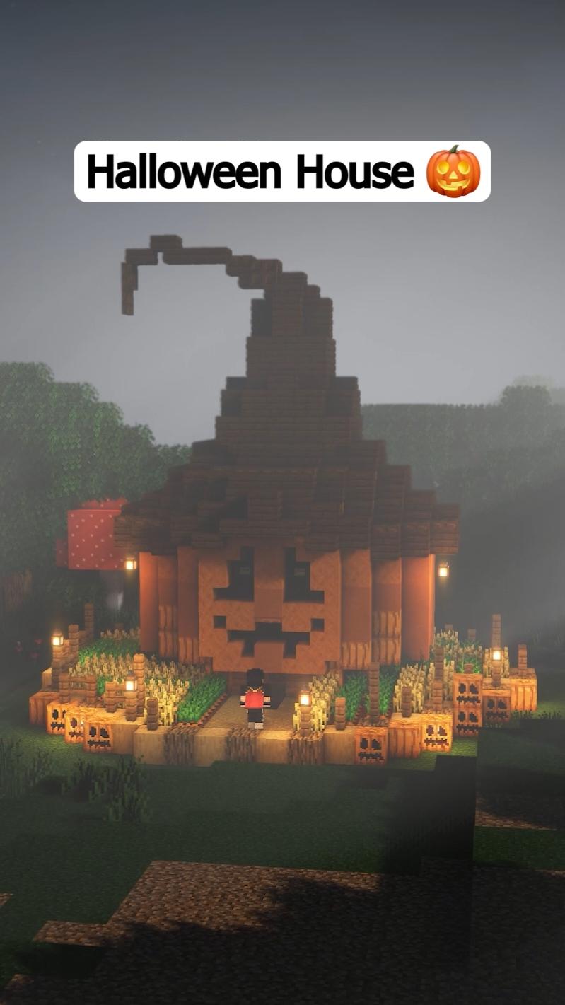 Halloween House 🎃 #Minecraft