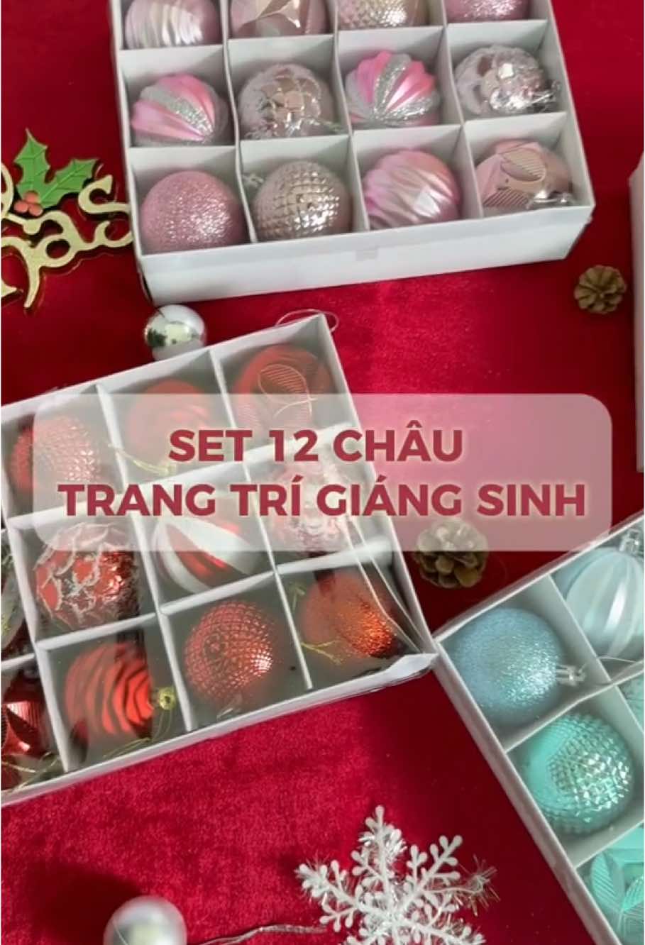 Lựa chọn cho các anh chị nào thích cầu kỳ 1 chút đây ạ 🎄✨ #noel #phukiennoelgiare #phukiengiangsinh #trangtrigiangsinh #phukiennoel #phukientrangtrinoel #trangtrinoel #giangsinh2024 #caythonggiangsinh #xuhuong #decor 