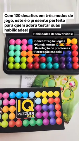 Descubra o novo IQ-Puzzler Pro da SmartGames, um brinquedo que desafia a mente e proporciona horas de diversão inteligente!  #jogoeducativo  #desenvolvimentoinfantil  #beincadeiras  #foryoupag 