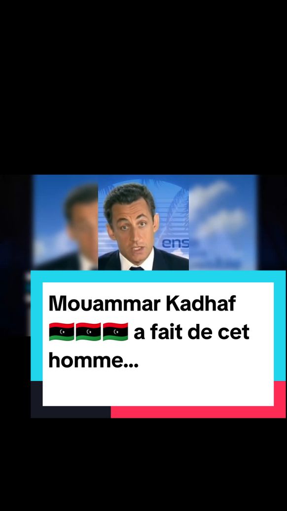 Financé entièrement par le président Libyen Mouammar Kadhafi ,ce dernier nie les preuves d'un rond reçu  À travers ces fonds,il met en place sa politique française    Mais l'histoire nous la connaissons... #Mouammar #Kadhafi  #libye #france #Afrique #europe 