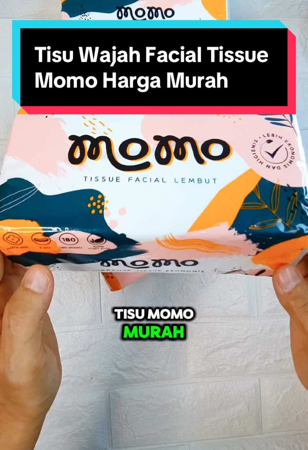 Tisu Wajah Facial Tissue Momo #tisuwajah #tissuewajah #facialtissue #tisuwajahmurah #tisumomo #tisumurah #tissuemurah 