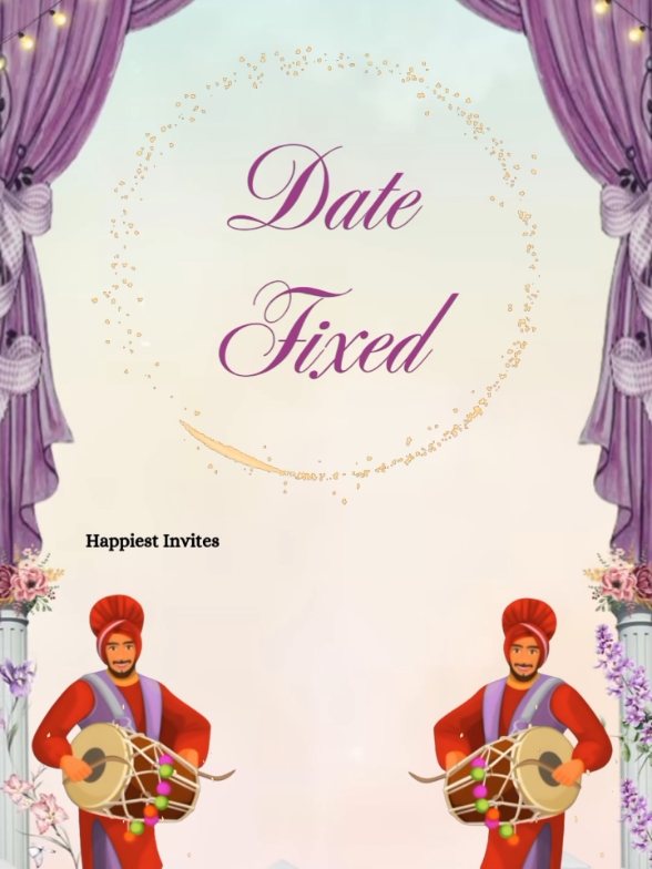 Date Fixed free Video . Dm Us To Place Your Order with your names and dates . #datefix #datefixed #batpakki #weddingdatefix #weddingdatefixed #datefixinvitationvideo #weddinginvitationvideo #weddinginvitationcard #invitationvideo #invitationcard #digitalinvites #happiestinvites #viralvideo #foryoupage #foryou #weddingvibes #weddingindeas #weddinginspo #hamarishadimainabhibakihaihaftechaar #ecard 