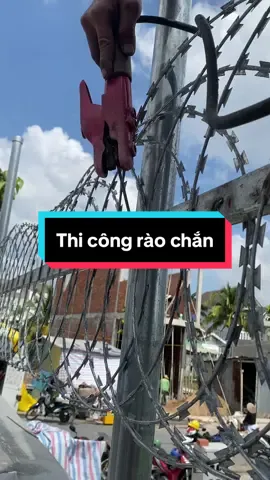 Thi công rào chắn #xuhuong #lequocdat1207 #construction #constructionlife #building #xaydung 