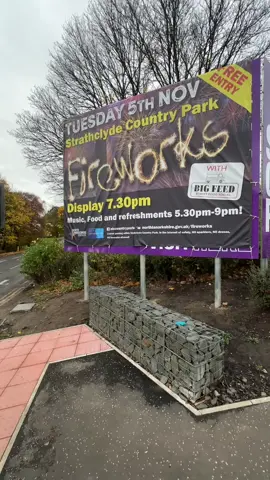 🎆 Exciting News! 🎆 Our bonfire is built and preparations are well underway for next week’s Firework Display at Strathclyde Country Park! Join us for an evening of spectacular fireworks, fun, and community spirit. Don’t miss out on the magic! ✨ 📅 Date: Tuesday 5 November 🕒 Time: From 5:30pm with Fireworks at 7:30pm #BonfireNight #Fireworks #CommunityEvent #StrathclydeCountryPark