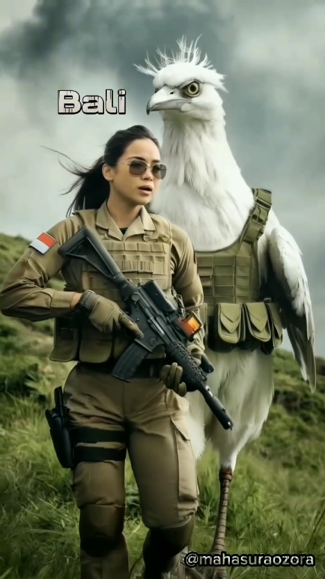 🇲🇨IDN Special Forces with the Animals #ai #indonesia #animal #tiktokviral #trendingvideo #fyp 