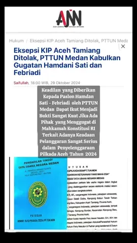 #fypシ #fypシ゚ #demokrasi #politik #hukum #keadilan #pttunmedan #pilkadaceh2024 