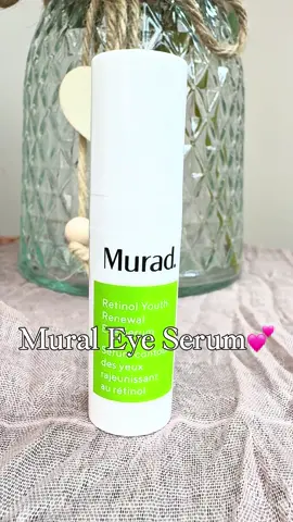 Perfect for bright, wide-awake eyes✨#skincare #murad #muradskincare #TikTokBeauty #eyeserum 