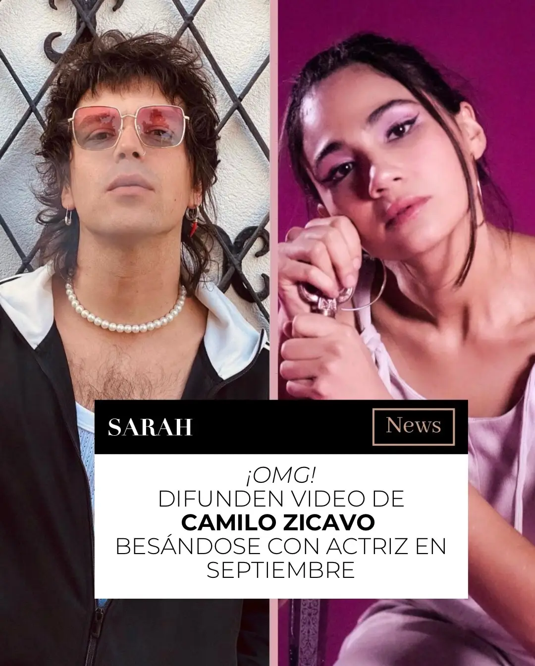 Los rumores sobre la posible separación entre Denise Rosenthal y Camilo Zicavo ya venían cobrando fuerza hace semanas, y todo apuntaba a que algo no andaba bien cuando ambos comenzaron a borrar sus fotos juntos en redes sociales. Sin embargo, la reciente aparición de un video parece haber puesto punto final a cualquier duda: el músico fue captado a besándose con otra mujer. El video que muestra la infidelidad fue presentado en el estreno del programa de YouTube “Oh! Diosas”, conducido por Cecilia Gutiérrez, Pamela Díaz y Felipe Vial. Cecilia no solo mostró la comprometida imagen, sino que entregó más detalles de la situación: La actriz se llama Daniela Pérez Muñoz (hija de Claudia Pérez y Rodrigo Muñoz) y ellos habrían asistido juntos a una fonda el pasado 18 de septiembre, la misma fecha en que Denise aún parecía apostar por la relación al darle “likes” a las publicaciones de su esposo en Instagram. #SARAH Sigue leyendo en www.revistasarah.cl #revistasarah #camilozicavo #deniserosenthal #news #chile 