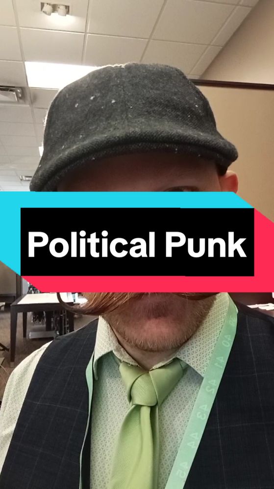 don't let the outfit fool you, ive been punk forever. #dapperdelinquent #formalpunk #punk #politics #voting #lgbt #capitalism #government 