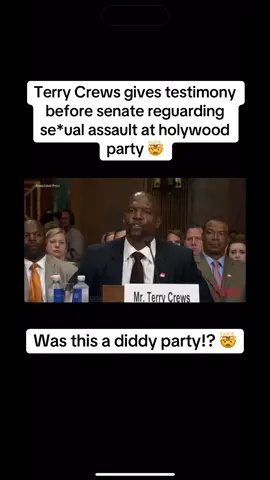 Terry Crews testimony as SA victim #hollywood #diddy #epstein #conspiracytiktok #conspirancytheory #terrycrews 