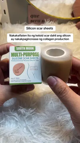 Silicon scar tape nakakapagflaten ng keloids at nakakalighten ng scar#siliconscarsheets#scarremoversheets#Keloidsremover