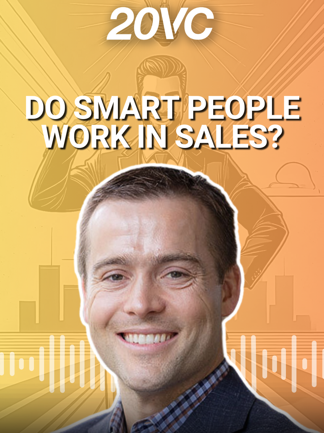 Do smart people still work in sales? 🧠  #20VC out now with legendary sales leader AJ Tennant.  Link in bio.  —  #HarryStebbings #sales #salesadvice #salestips #businesstips #businessadvice #Business #hiring #salesman