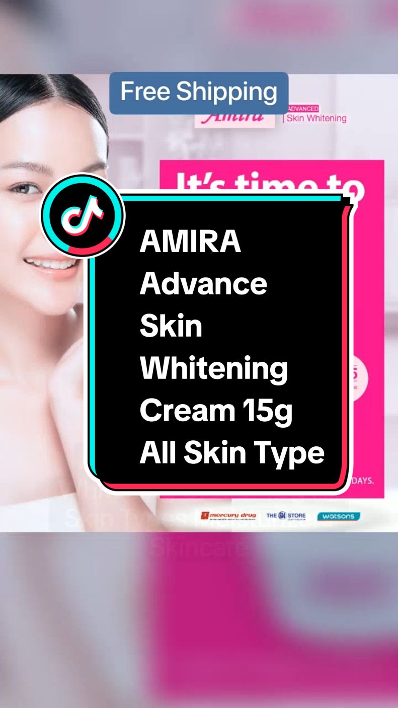 AMIRA Advance Skin Whitening Cream 15g All Skin Types Moisturizers Skincare #amiracream #amira #amiraadvanceskinwhiteningcream #fypシ゚viral #fypspotted #EnergiKuatTiapLangkah 