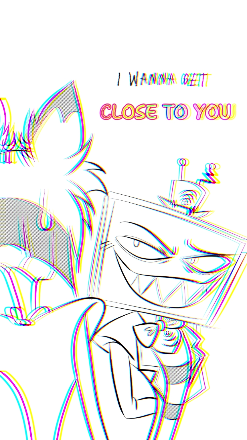 If you have seen this animation on tiktok already - no, you don't.  .  .  #vox #hazbinhotel #radiosilence #radiostatic #animation #hazbinhotelfanart 