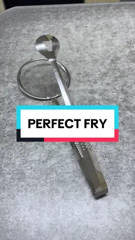 UPGRADE YOUR KITCHEN with this must-have frying filter spoon today! #shopcreate #CreateToWin #KitchenEssentials #FryingTools #OilStrainer #StainlessSteelUtensils #CookingMadeEasy #HomeChef #KitchenUpgrades