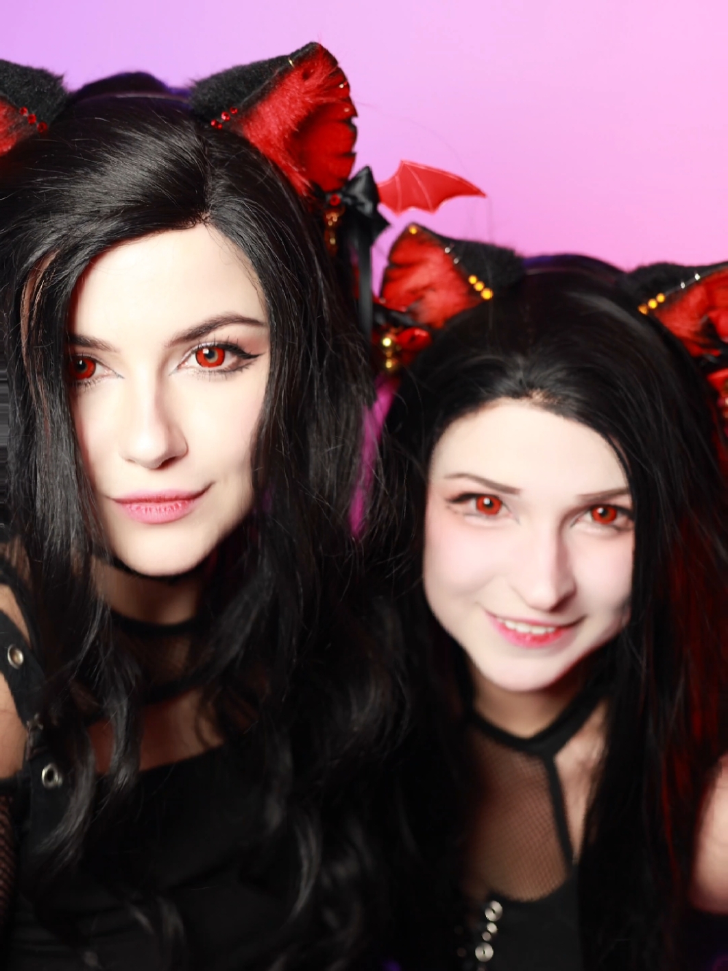 Double Nyan Nyan 😼😼 @Margaret Wolf🌙 #cosplay 